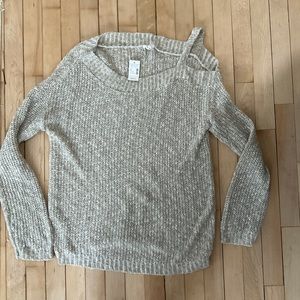 NWT Maurices Cold Shoulder Sweater